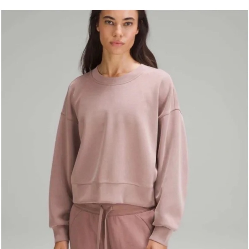 Lululemon Softstreme Perfectly Oversized Cropped Crew